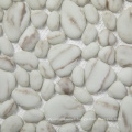 Random Marble Look Full Body  Pebble Stone Recycled Glass Mosaic Tile for Kitchen Backsplash